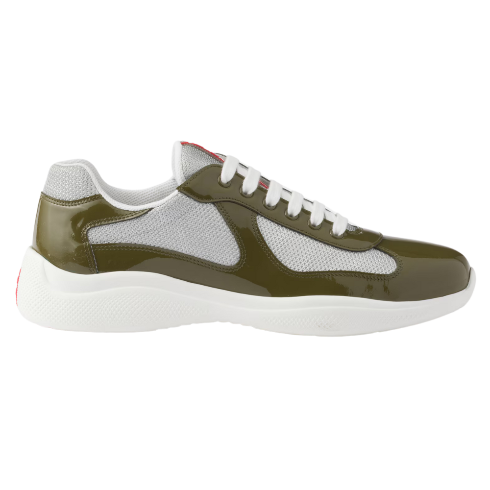 Prada America's Cup Sneakers Loden Green/Silver