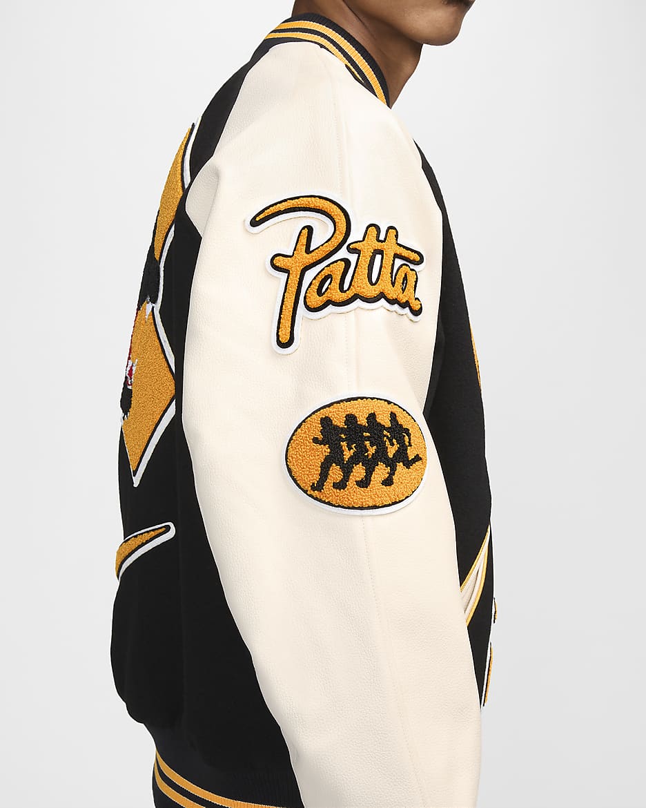 Nike x Patta Running Team
Varsity Jacket